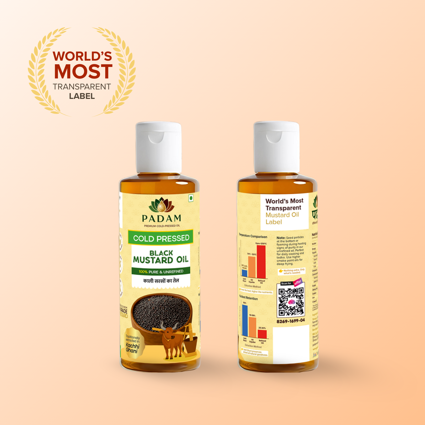 Padam Cold Pressed Mustard Oil - Image 3
