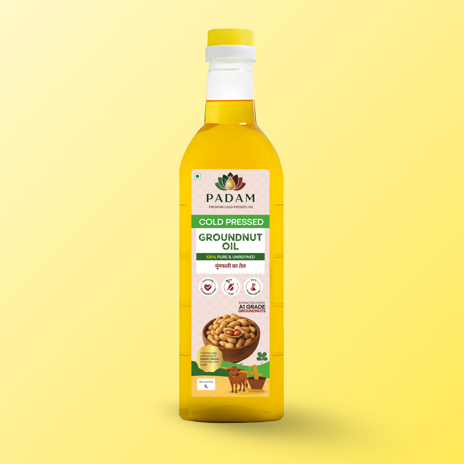 Padam Cold pressed Groundnut oil